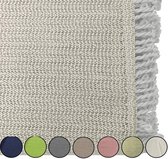 JEMIDI Tuin tafelkleed weerbestendig Foam tafelkleed tuin gemakkelijk onderhoud wasbaar en weerbestendig - Cream - Vorm Eckig - Maat 220x130