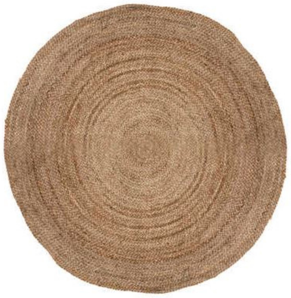 Jute vloerkleed 120cm | Rond Vloerkleed | Natuurlijk Vloerkleed | Boho Vloerkleed