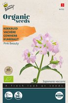 Buzzy® Organic Saponaria, Koekruid Pink Beauty (BIO) - biologisch bloemzaad