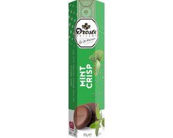 Foto: Droste chocolade droste pastilles puur mint crisp 85gr rol a 85 gram 12 stuks