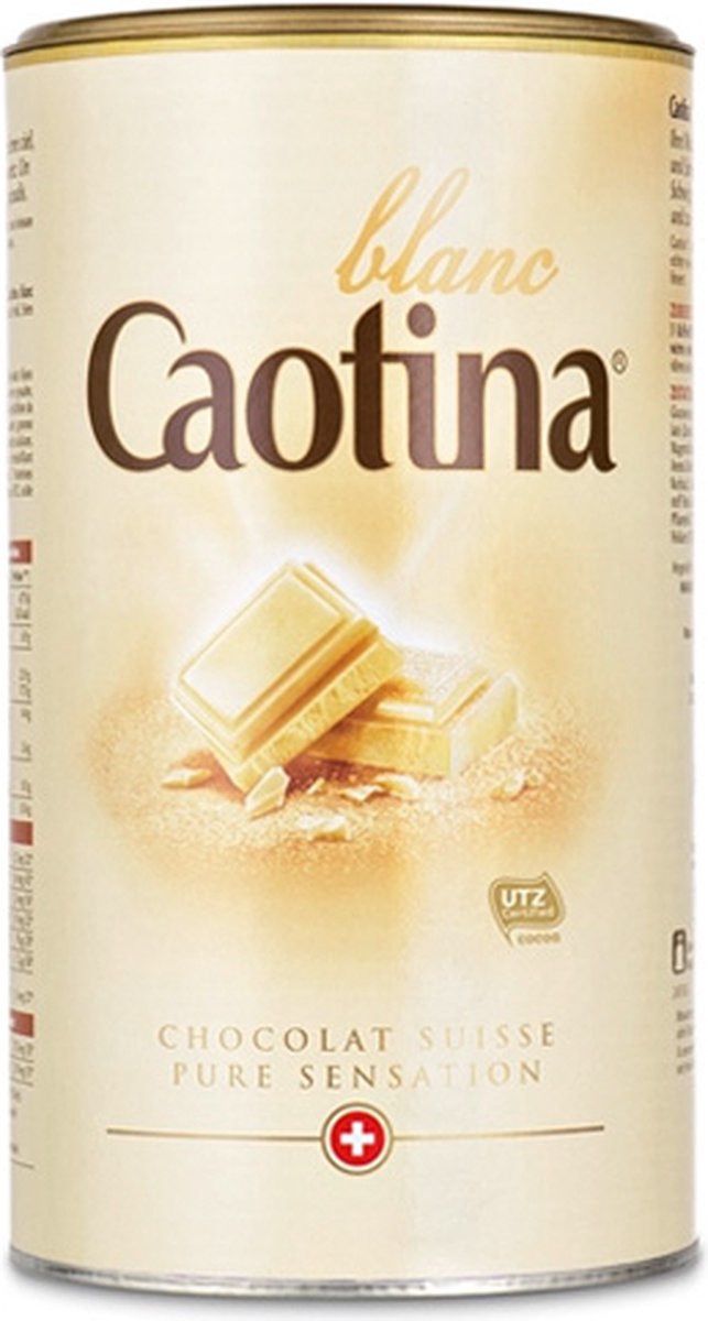 Caotina Chocolat blanc en poudre pour boisson - 500g | Swiss Food