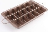 Brownie Bakvorm - Met scheidingsrekje - 20x31x5 cm