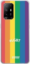 6F hoesje - geschikt voor OPPO A94 5G -  Transparant TPU Case - #LGBT - #LGBT #ffffff