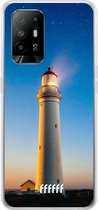 6F hoesje - geschikt voor OPPO A94 5G -  Transparant TPU Case - Lighthouse #ffffff