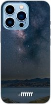 6F hoesje - geschikt voor iPhone 13 Pro - Transparant TPU Case - Landscape Milky Way #ffffff