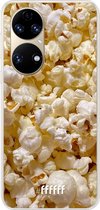 6F hoesje - geschikt voor Huawei P50 -  Transparant TPU Case - Popcorn #ffffff