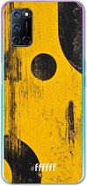 6F hoesje - geschikt voor OPPO A52 -  Transparant TPU Case - Black And Yellow #ffffff