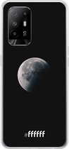 6F hoesje - geschikt voor OPPO A94 5G -  Transparant TPU Case - Moon Night #ffffff