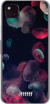 6F hoesje - geschikt voor Google Pixel 4a 5G -  Transparant TPU Case - Jellyfish Bloom #ffffff