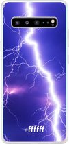 6F hoesje - geschikt voor Samsung Galaxy S10 5G -  Transparant TPU Case - Thunderbolt #ffffff