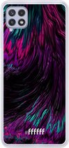 6F hoesje - geschikt voor Samsung Galaxy A22 4G -  Transparant TPU Case - Roots of Colour #ffffff