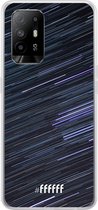 6F hoesje - geschikt voor OPPO A94 5G -  Transparant TPU Case - Moving Stars #ffffff