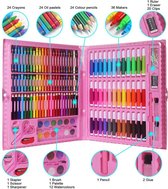 CPKG - Schildersets (Roze) voor kinderen, kleurpotloden, schilderset voor kinderen, aquarelpotlood, kinderen, tekening, kunstenaar, kit, kleurpotloden, set, Crayon oliepenseel, tek