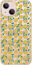 6F hoesje - geschikt voor iPhone 13 - Transparant TPU Case - Lemons #ffffff