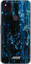 6F hoesje - geschikt voor Google Pixel 4a 5G -  Transparant TPU Case - Bubbling Blues #ffffff