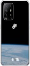 6F hoesje - geschikt voor OPPO A94 5G -  Transparant TPU Case - Spacewalk #ffffff