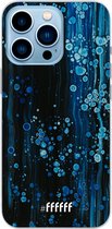 6F hoesje - geschikt voor iPhone 13 Pro - Transparant TPU Case - Bubbling Blues #ffffff