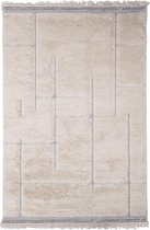 Living Berber Vloerkleed 135 cm x 190 cm Mina Beige