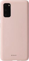 DrPhone SN4 - Siliconen hoesje - Cover - Geschikt voor de Samsung Galaxy S20 - Roze