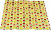 BeeBee Wraps Bijenwas Doek voor voedsel bewaren Tulip - organisch katoen 45x55cm