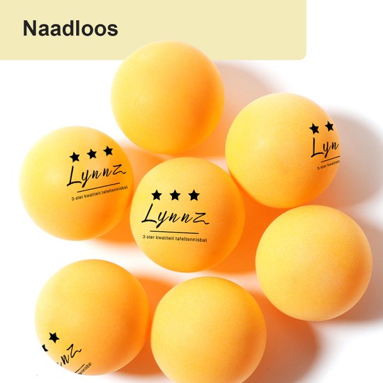 Lynnz® 10x balles de tennis de table qualité 3 étoiles orange | balles de ping pong - balles de tennis de table - balles - ping pong - bière pong