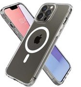Geschikt voor Spigen Ultra Hybrid Mag Case Apple iPhone 13 Pro Wit