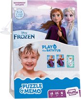 frozen play in the bathtub - puzzel en memo