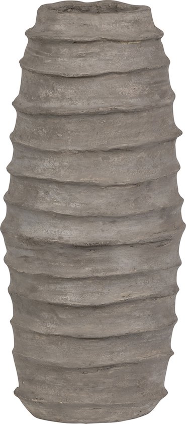 BePureHome Knossos Vaas - Papier Mache - Clay - 70x30x30
