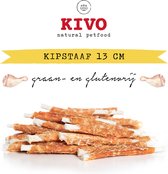 Kivo Petfood Hondensnack Kipstaaf 13 cm 500 gram - Graanvrij en Glutenvrij