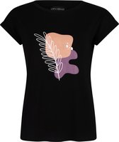 Lofty Manner T-shirt Tee Rosalie Mp54 1 Black Dames Maat - XS