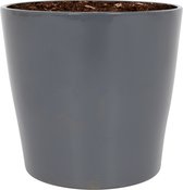 WLPlants Luxe Bloempot Amanda Ø12 - Grijs - Hoogte 12 cm - Keramische sierpot met hoogwaardige afwerking - Geschikt als plantenpot - Binnen en buiten te gebruiken