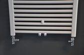 Bally Luxe Radiator Aansluitset Recht Chroom