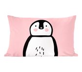 Sierkussen - Animal Pingouin - Multicolore - 40 Cm X 60 Cm