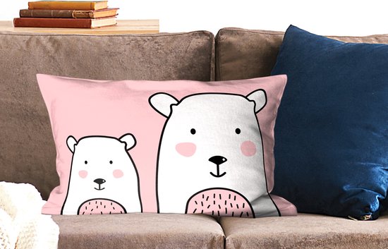 Sierkussen - Ours - Multicolore - 40 Cm X 60 Cm