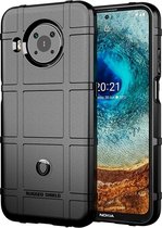 Case2go - Hoesje geschikt voor Nokia X10 - Heavy Armor TPU Bumper - Back Cover - Zwart