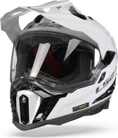 LS2 MX701 Explorer Solid Wit Adventure Helm - Maat L