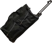 Travelerz Reistas trolley met 2 wielen - 66 liter - trekstang - zwart