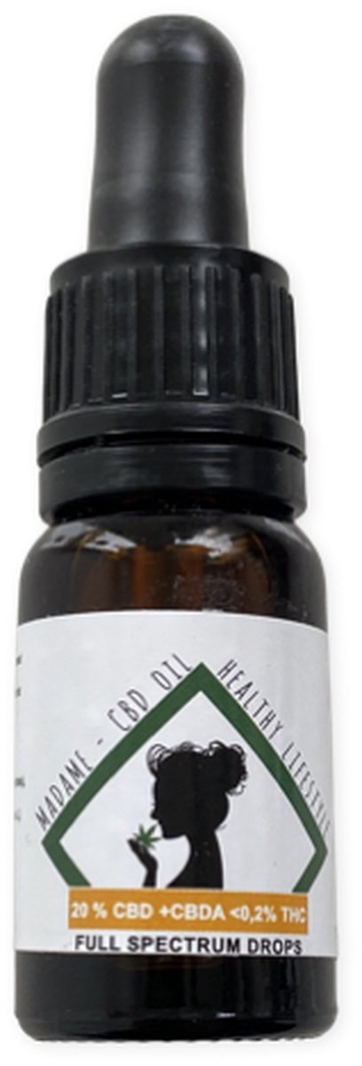 Goedkoopste Madame Chai - CBD olie 20 procent - 10 m - full spectrum - cbd olie 20 - cbd - cbd CBDA