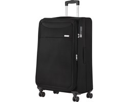 CarryOn Air Grote Reiskoffer – 120 Liter - Zachte Trolley Koffer - 77 x 47 x 32 cm - Lichtgewicht - Expander - TSA-slot – Zwart