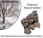 Socke Geitenwollen sokken - Noorse Sokken - 6 Paar - Maat 46/47