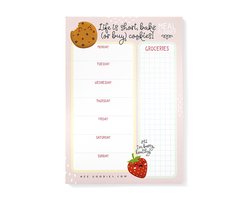 Maaltijdplanner A5 afscheurbaar Kawaii cute stationary menuplanner scheurblok boodschappenlijst weekmenu planner Maaltijdplanner A5 afscheurbaar Kawaii cute stationary menuplanner scheurblok boodschappenlijst weekmenu planner