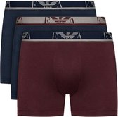 Emporio Armani 3- pack Heren Boxers - Marine/Caffe - Maat L