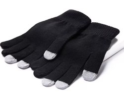 Touchscreen Handschoenen Zwart - Geschikt voor touchscreen apparaten - Heren en Dames - One size