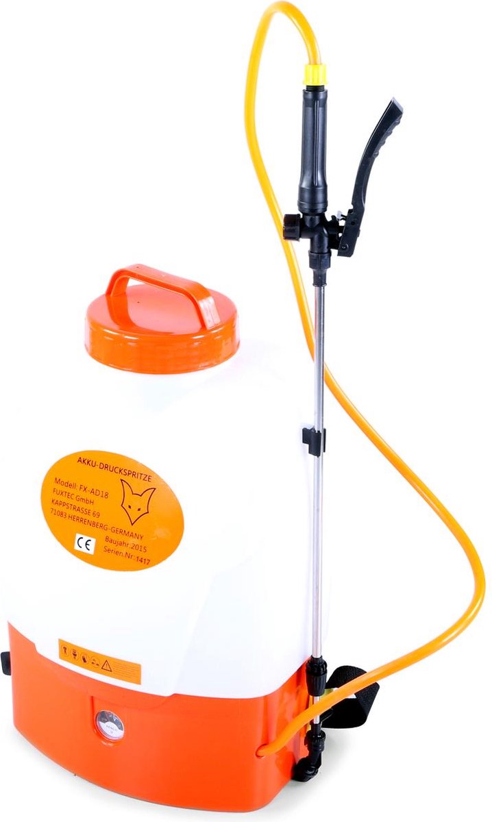 Bol.com Elektrische rugspuit - FUXTEC FX-AD18 - 18 liter aanbieding