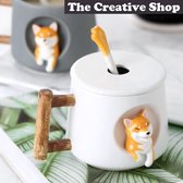 Shiba Doge Cup - FULL SET - White Color