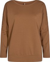 Soyaconcept-Rabine 1 longsleeve met vleermuismouw - caramel, maat M (38)