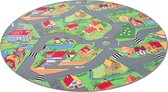 Snapstyle Kinderspel tapijt vlooerkeed Rondje in het kleine dorp