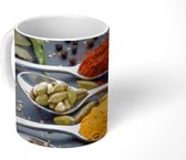 Mok - Close-up lepels met specerijen en kruiden - 350 ML - Beker
