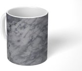Mok - Marmer - Steen - Grijs - 350 ML - Beker