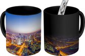 Magische Mok - Foto op Warmte Mok - Verlichting in de Chinese stad Hangzhou - 350 ML